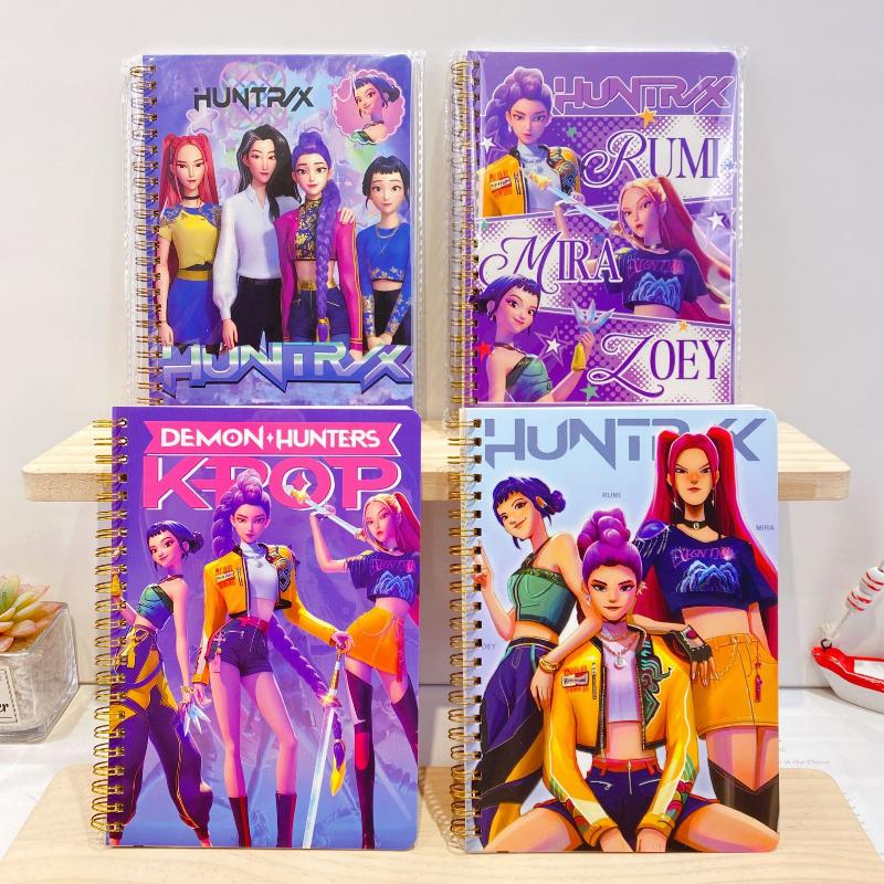 Kpop Dämonenjäger Huntrix Saja Notizbuch Rumi Mira Zoey Anime Schreibwaren Schulsachen Geschenke 15*20.2Cm