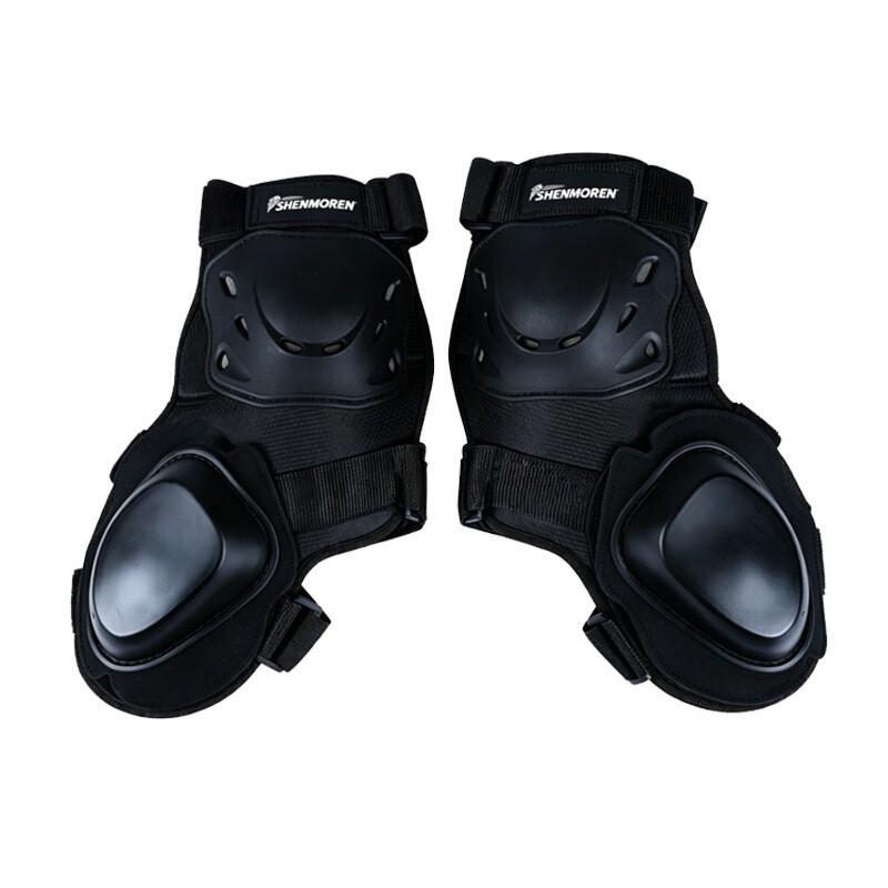 Ginocchiere per Moto con Protezione Anti-Abrasione Rimovibile Sicurezza in Curva Equipaggiamento Protettivo per Ciclismo