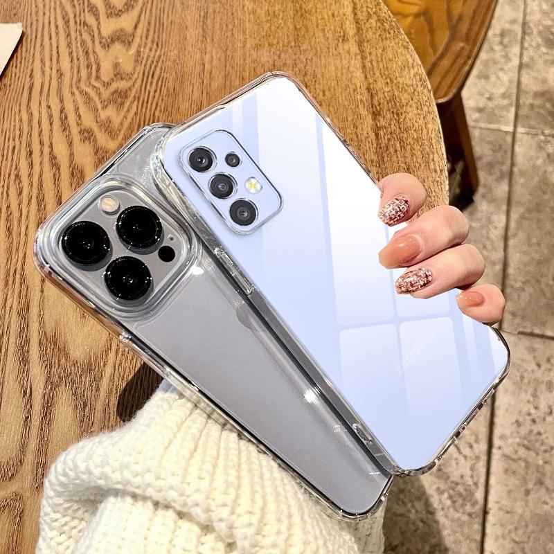 Case for Infinix Note 12 11 10 Pro Ultra Thin Clear Soft TPU Shockproof Bumper Lens Protection Back Cover for InfinixHot 12 12i 11 10 Play Phone Cases