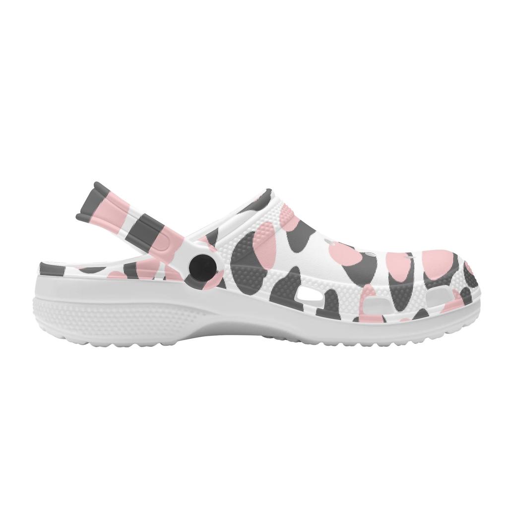 Graphic Printed EVA Clogs Women Men Breathable Lightweight Easy Slip On Casual Shoes Soft Summer Sandals Easy Daily Wear