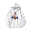 2023 Santa Claus Hooded Sweatshirts Cotton Christmas Printed Oversized Hoodie Unisex's Womens Winter Clothing Cute Party Pullovers Unisex
