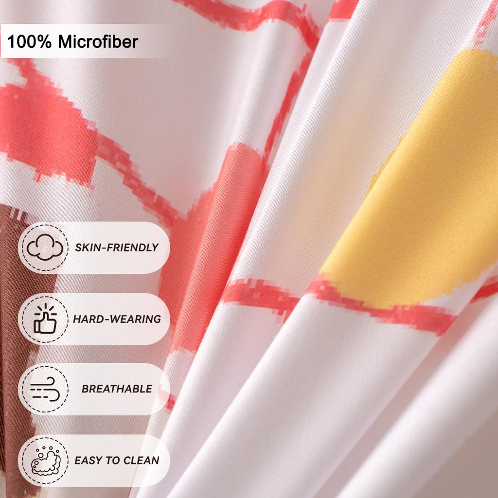 3 szt./zestaw Świąteczny Zestaw Pościeli Renifer Bałwan Zawiera 1 Poszwę na Kołdrę i 2 Poszewki na Poduszki Miękki i Przyjazny dla Skóry