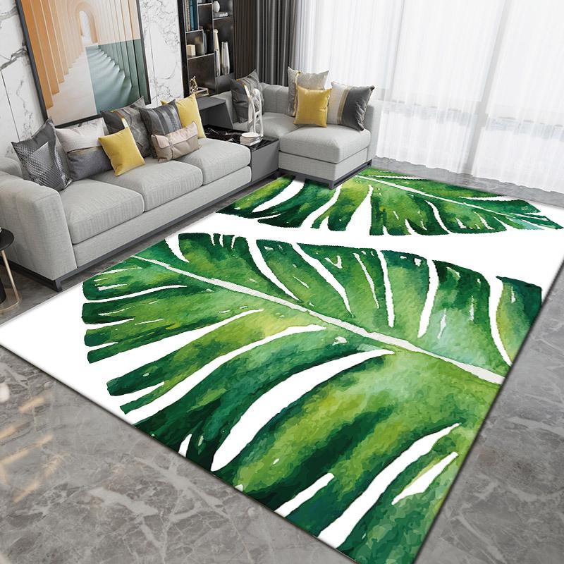 WTEMPO Retro Living Room Carpet  French Medieval Style Sofa Floor Mat Bedroom Bedside Carpet