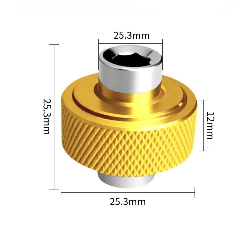 

Portable Magnetic Drive Short Screwdriver Multifunctional Clamps Simple Mini Screwdrivers Aluminum Alloy Repair Repair Parts жовтий