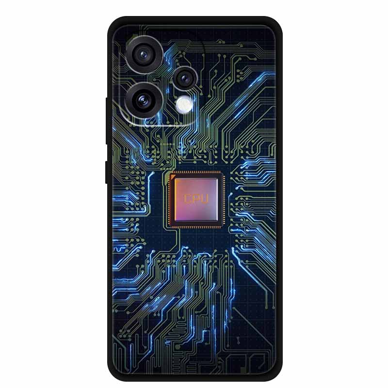 For Oppo Reno15 5G Case Coque Black Soft TPU Silicone Phone Case For Oppo Reno 15C Back Covers Case 6.59" Shockproof Fundas Para
