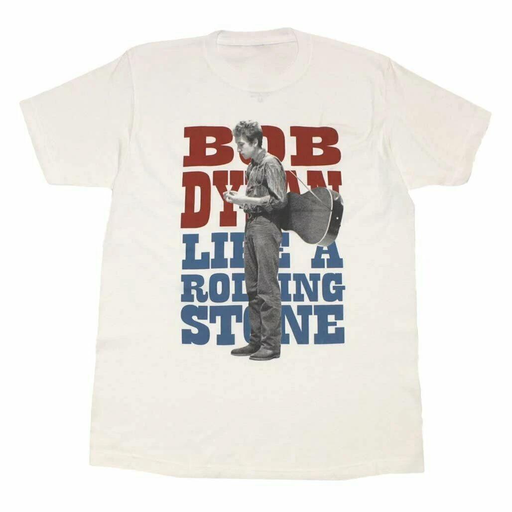

Bob Dylan Guitar 100% Cotton T-shirt Mens Tees Top White Cotton Unisex All Sizes S-5XL 2F295 M
