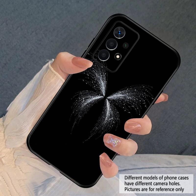 white butterfly For Samsung A03 Core A 04 05 06 12 14 15 16 22 23 Galaxy A25 26 4G 34 35 52 53 56 71 73 90 5G soft phone case