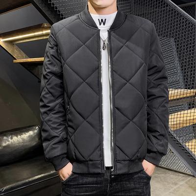 Cotton Padded Men's Winter Men's Men's Cotton Padded Casual Loose Oversized Hooded Stand Up Collar Cotton Jacket