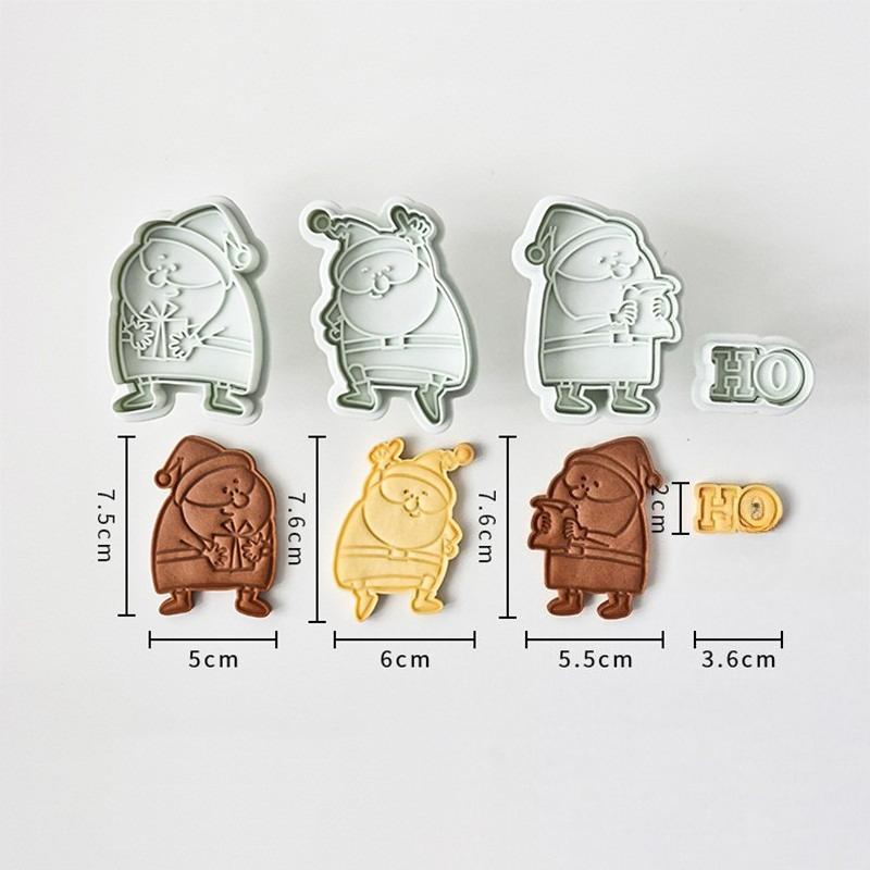 Jam Sandwich Flowers Cookie Cutter Mold DIY 3D Fondant Stamp Biscuit Moulds Cake Decoration Kitchen Baking Supplies