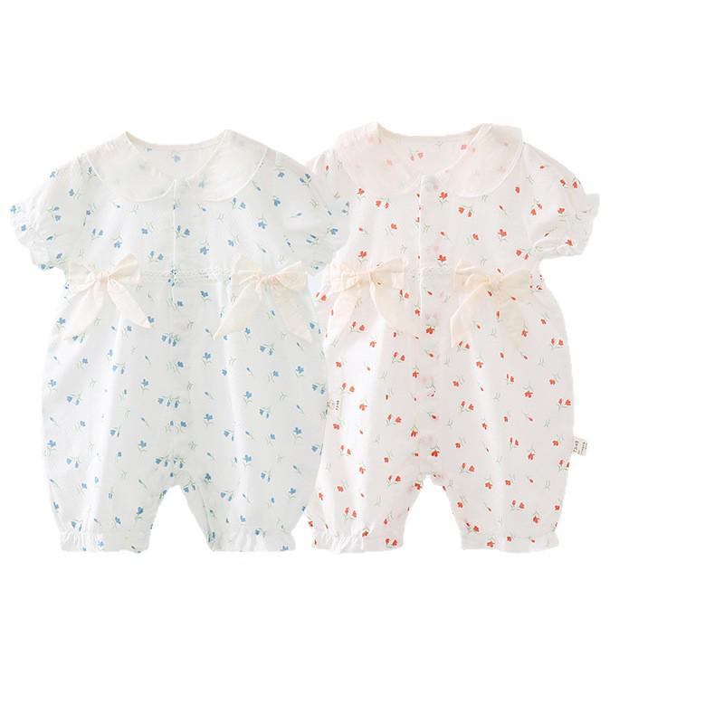 Summer Baby Romper: Lightweight Cotton Onesie for Newborns