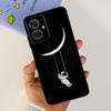 For Motorola Moto G55 5G Case Black TPU Soft Silicone Funda Shockproof Cover For Moto G55 2024 Phone Cover G 55 Protective Shell