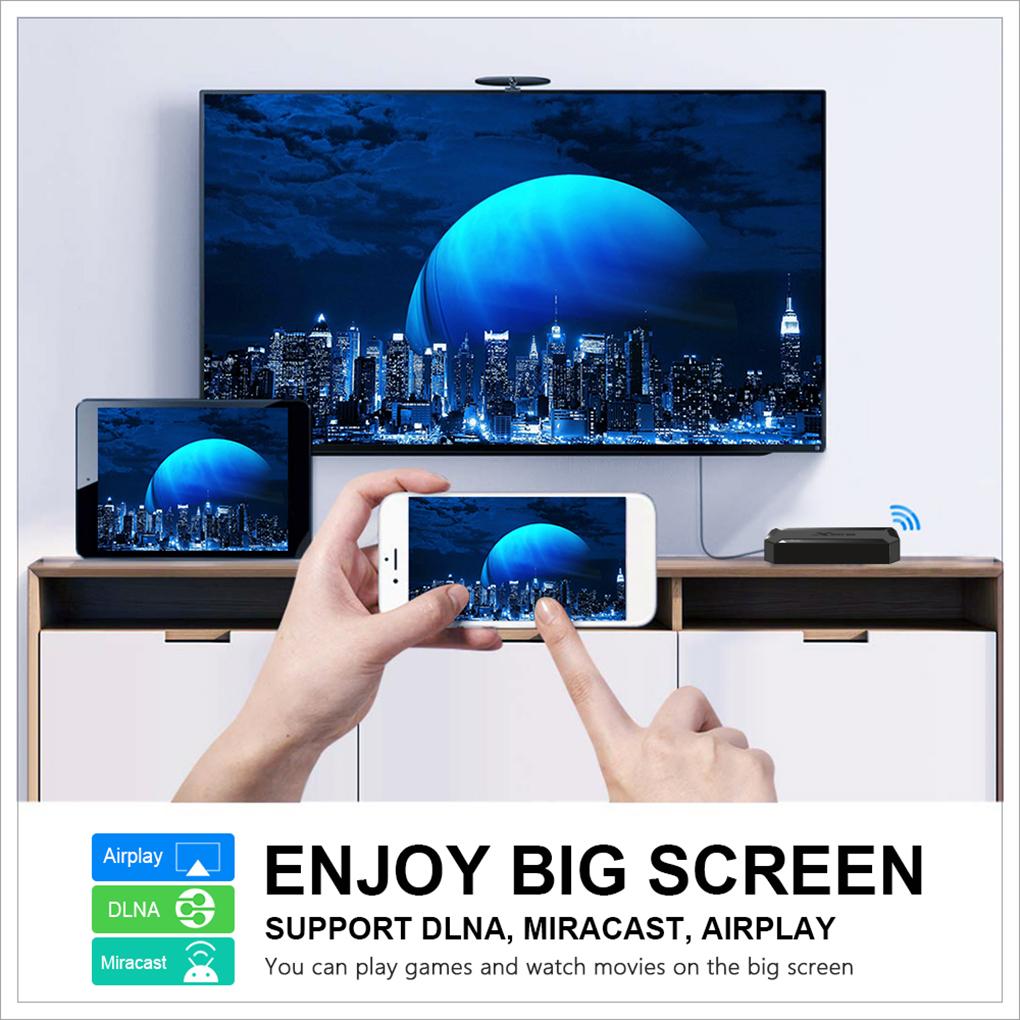 X96Q 4K Smart Replacement for Android 10\.0 Quad Core 2\.4G Wifi Slim Top Box 8GB 16GB
