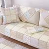 Thickened Pastoral Fabric Sofa Cover Slip Resistant Slipcover Printing Seat Sofa Towel Dust Cover Towel Couches for Living Room