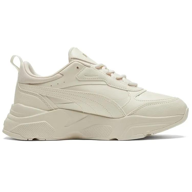 Puma Womens Cassia SL 'Pristine' (women's Sizes) Pristine / Pristine / Team Gold Casual Shoes 385279 03