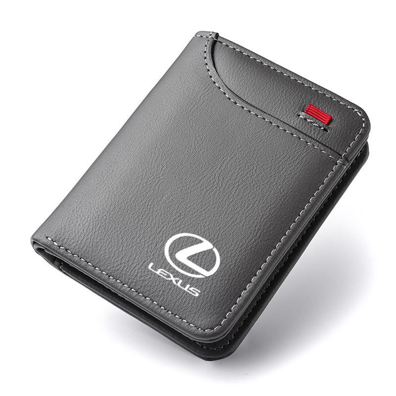 

2026 Hot Interior Stickers Car Driver License Credit ID Card Holder Case Leather Wallet For Lexus CT200h ES250 ES300h NX300h RX3
