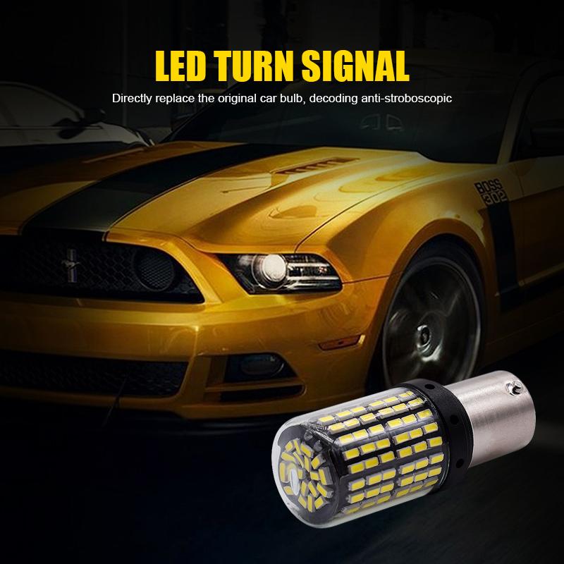 2Pcs 3014 144SMD CanBus 1156 BA15S BAU15S 7440 lamp LED 7440 led Bulbs For Turn Signal Light