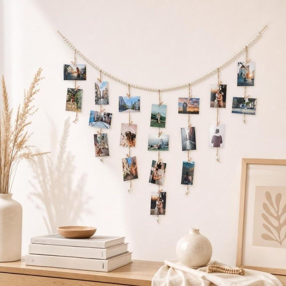 Minimalist Wall Hanging Photo Clip DIY Wall Decoration Frame Picture Hanging String Office