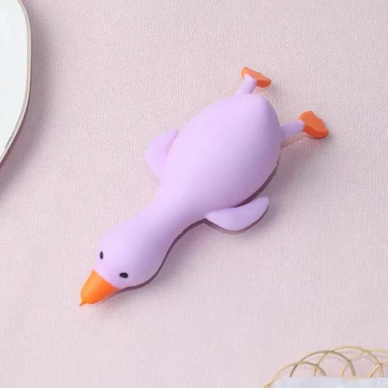 Roasted Glittering Maltose Squishy Duck Cute Stress Relief Squeeze Soft Slow Rising Funny Fidget Kids Adults Birthday Party Gift