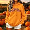 Women's Halloween Hoodie Color Loose Fit Casual Top