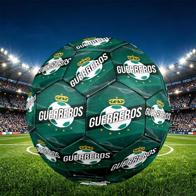 Club Santos Laguna Print Size 5 Soccer Ball, PU Wear Resistant Football for Match Training and Daily Practice, Birthday Gift for Soccer Fans