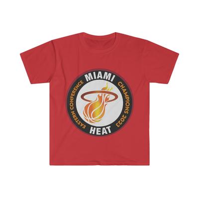 Unisex Mjuk Bomulls T-shirt Herr Dam T-shirts Topp. Miami Heat Mästare 2023