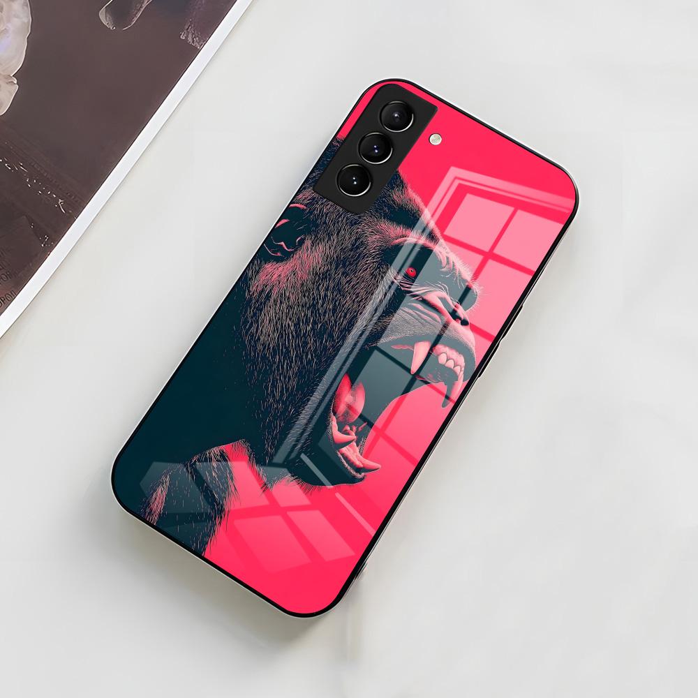 

Angry King Kong Phone Case For Samsung A56 A36 A26 A16 A15 A25 A35 A55 A14 A34 A24 A54 Glass Case Samsung A16 5G