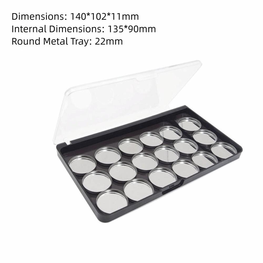 

Многофункциональный инструмент Коробка для хранения макияжа Алюминиевая палитра Коробка-дозатор Контейнер для образцов Style 5