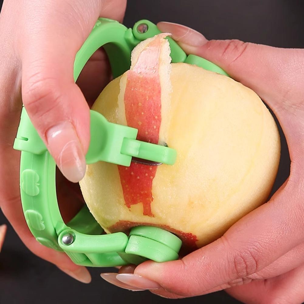 Handheld Apple Peeler Manual Rotating Apple Pear Peeler Apple Gadget Rotation Spiralizer Fruit Peele Zester Hand Peeling Ki C3G7
