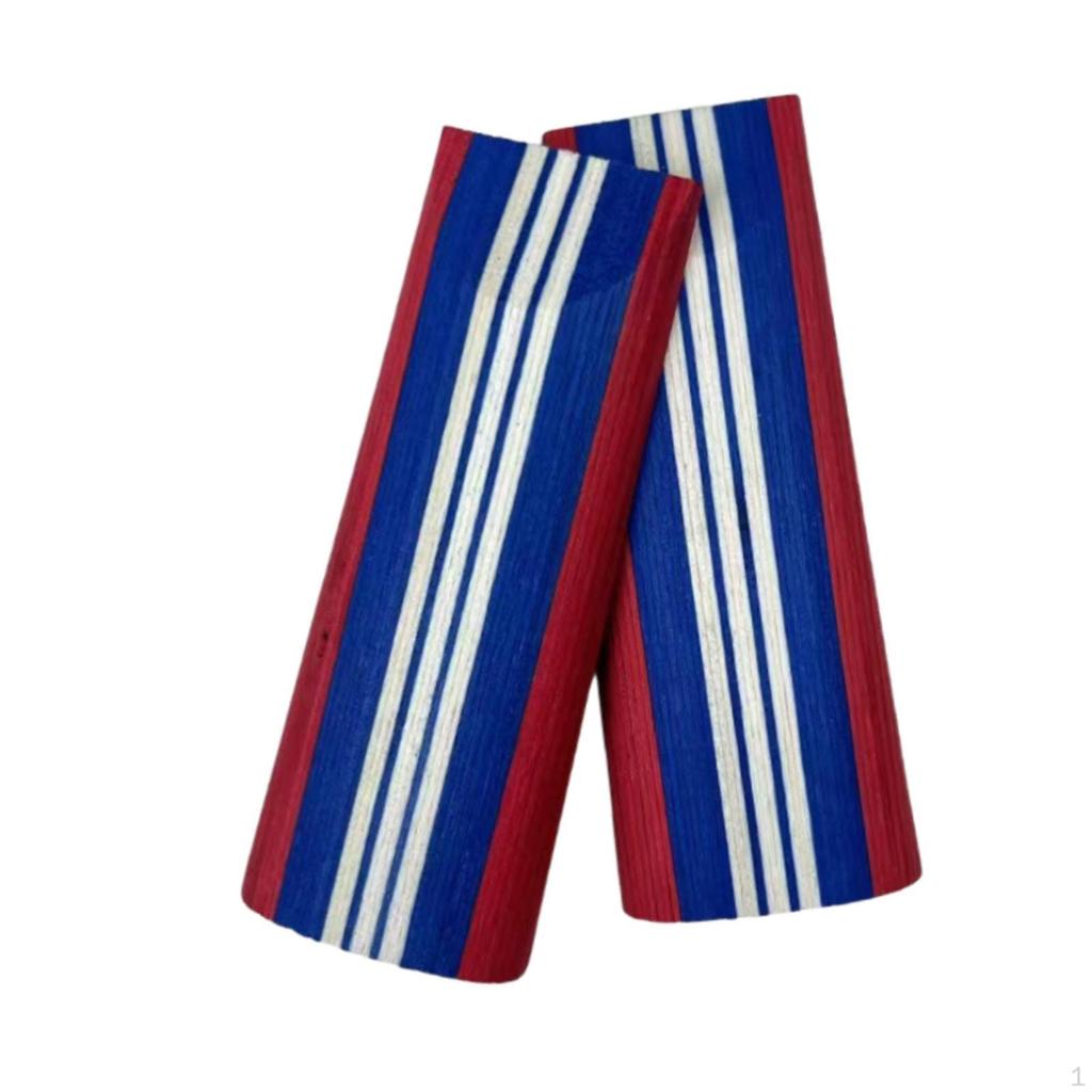 ,2Pcs Table Tennis Paddle Handle, Racket Professional Solid Wood Pong