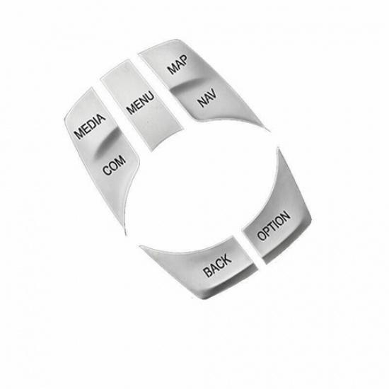 For BMW 3 4 Series M3 M4 2013-2019 Silver Center Console Control Button Trim 5PC