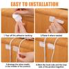 10pcs Ties Fastening Wire Reusable Cable Organizer Cord Rope Holder Self Adhesive Adjustable Cord Organizer Straps Management