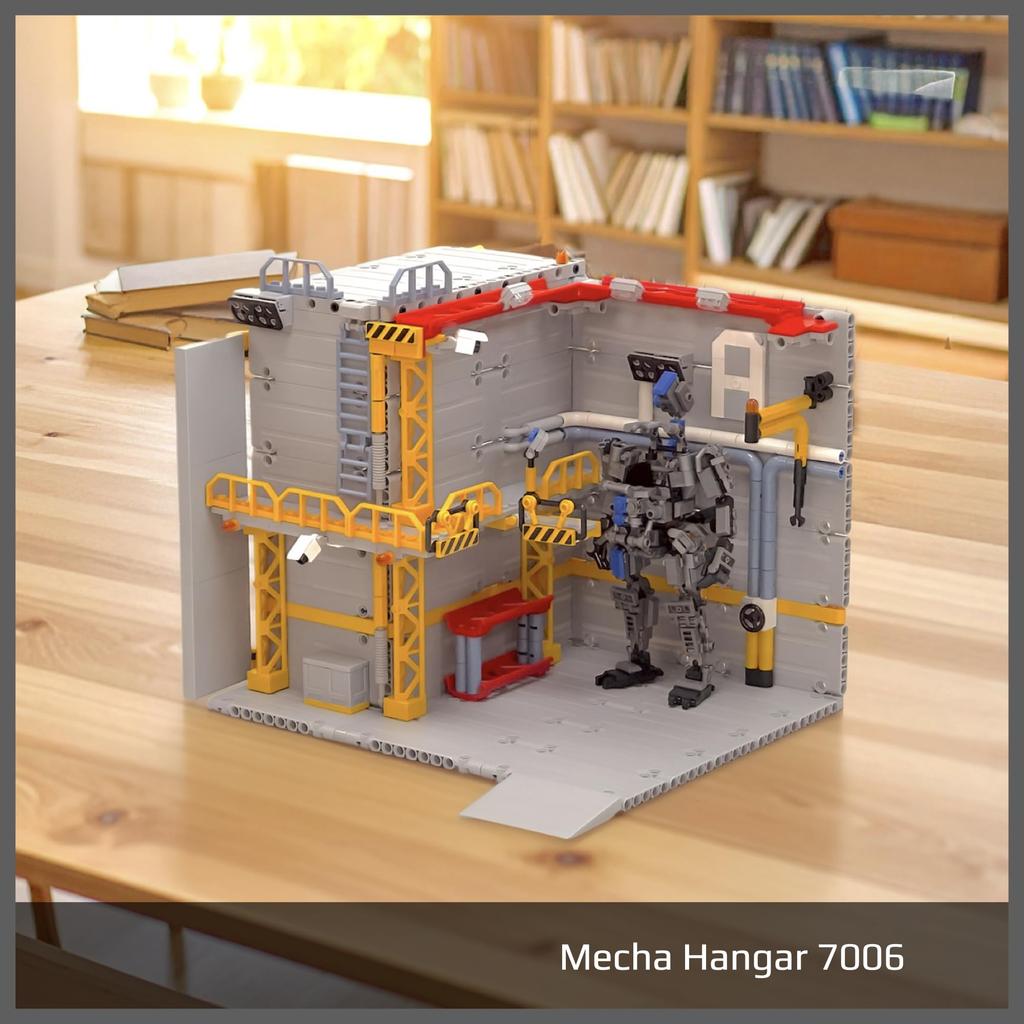 MyBuild Mecha Frame Hanger 7006  Mecha Garage for Mecha Storage  Maintenance BayWork Tower  Expandable Mecha Base  Ages 16 and Up (Includes Mecha