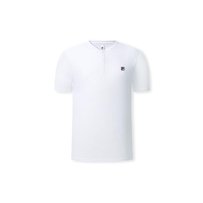 FILA Tennis Antibacterial Moisture-Wicking Simple Versatile T-Shirt Men tops A11M633119FWT M