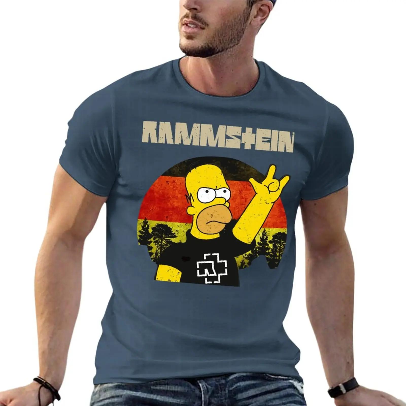 

Homer Germany Version Oversized TShirts Custom Men Clothes 100 Cotton Streetwear Plus Size Tops Tee S