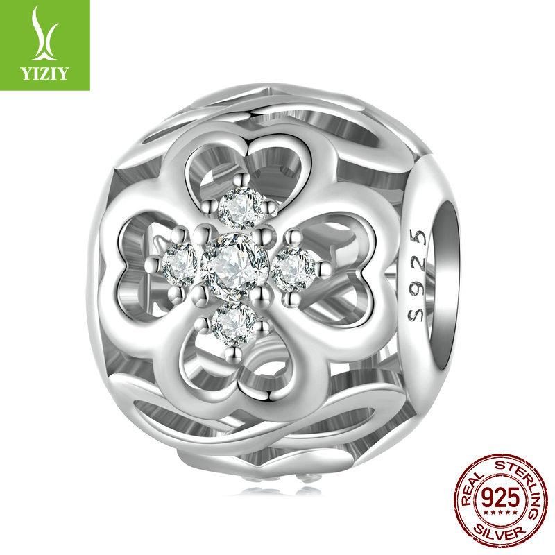 Handmade Diy Bracelet Beads Loose Beads, Accessories S925 Silver Hollow Beads Collection Picture