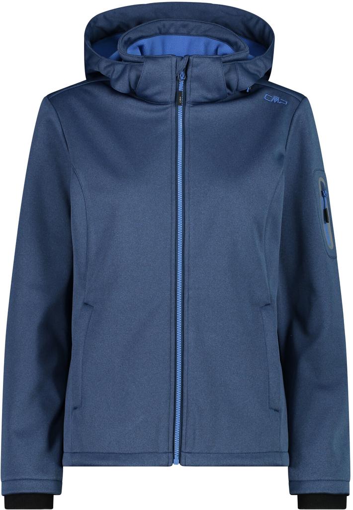Куртка CMP Softshell Jacket Zip Hood Women (39A5006M) Woman (39A5006M) blue mel/provenza
