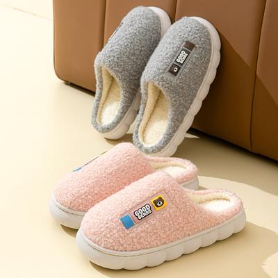 Cotton Slippers Autumn and Winter Indoor Home Hotel Thick-soled Plush Warm and Comfortable Shoes