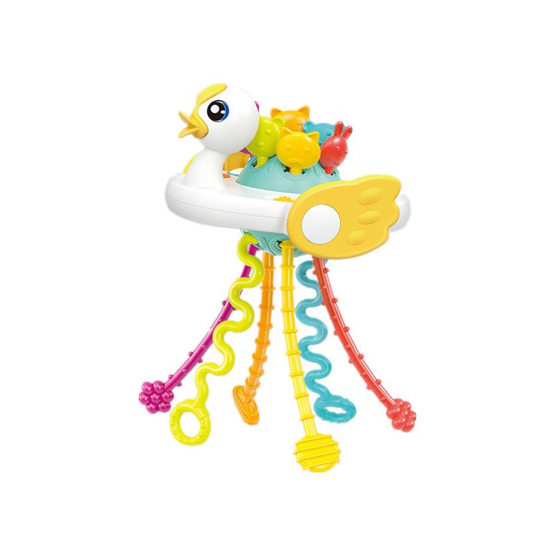 Toys Educational Toys Activity Development Pull String Silicone Teething Rattle Learning Toy Baby Sensory Montessori 6 12 Months