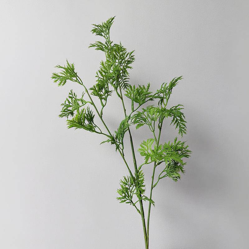 Realistic Fortune Tree Leaf Bunch - Artificial Green Plant Decoration for Indoor Landscaping and Photography Props