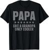 Funny Papa Art for Grandpa from Grandkids Father_s Day Papa Gift Unisex T-Shirt