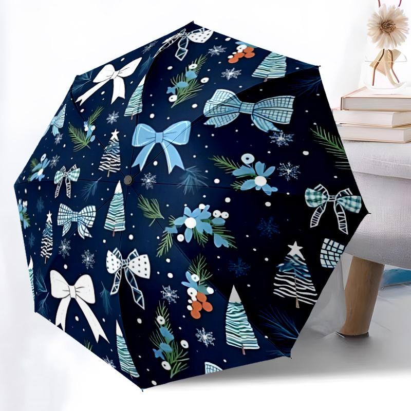 1pc Christmas ornaments Automatic Open/Close Umbrella - Compact Travel Umbrella, Gift for Birthdayyy251208168