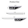 2026 Hot Car Sticker 3D Metal Car Emblem Logo Fender Blade Decal Badge Car Body Protective Sticker For Kia Rio 3 4 K2 K3 X-Line