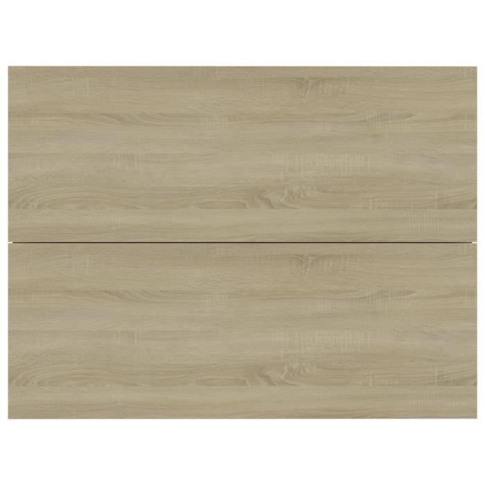 VidaXL Bedside Table Sonoma Oak 40 X 30 X 30 Cm Chipboard