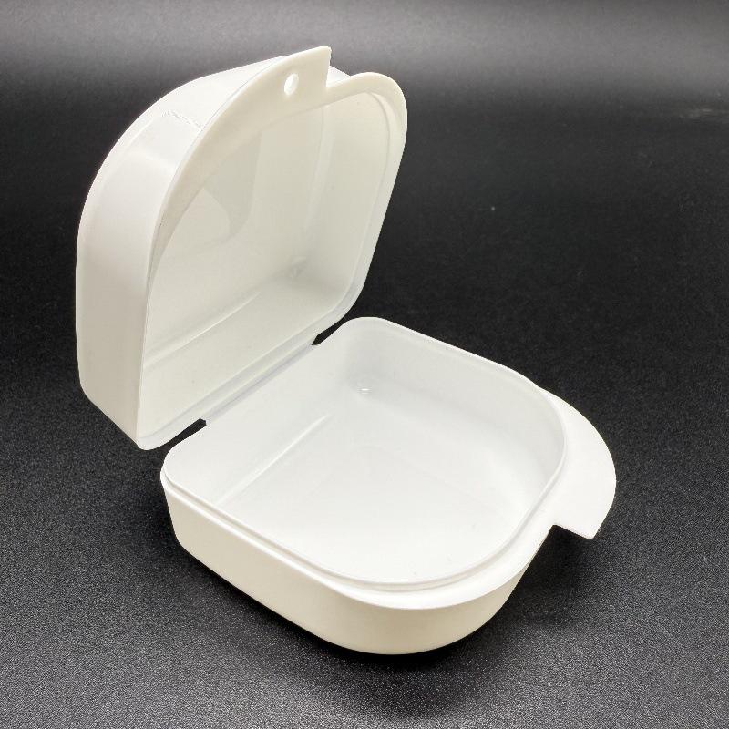Portable Dental Retainer & Aligner Storage Box - Large/Medium Opening for Orthodontic and Denture Use