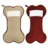 Christmas Gift Bag Easy To Hang Increase Atmosphere Festive Dog Bone Socks Gift Bag