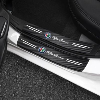 Tira Protectora de Puerta de Maletero de Coche Protector de Umbral Guardabarros Trasero Para giulia stelvio giulietta 159 147 156 Accesorio
