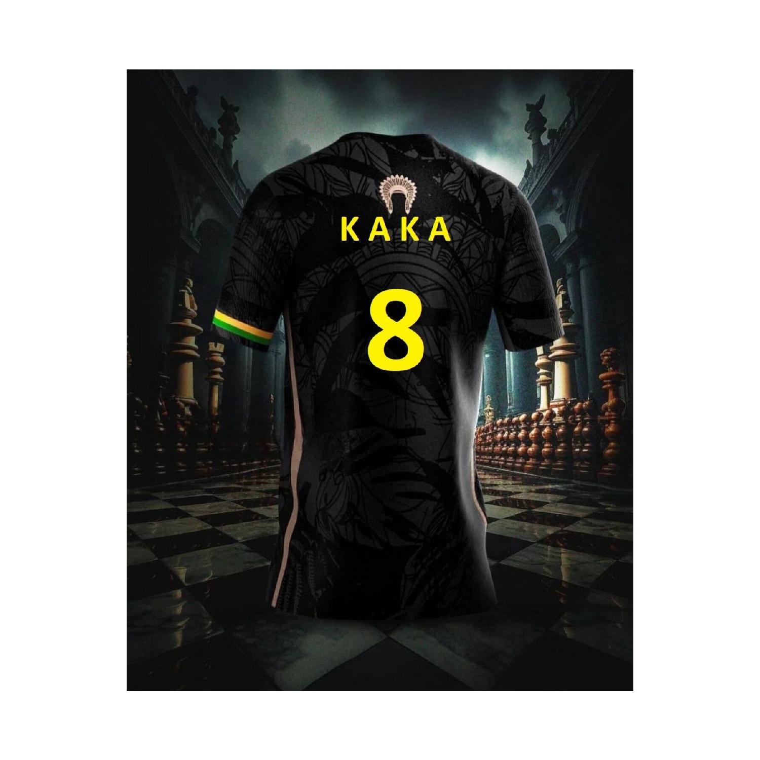 

Kaka Brazil Special Design Black Compset Jersey S чистый