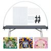 Easy Setup Table Balloon Stand Holder Adjustable Size Half Arch Balloon Support  For Birthday Party