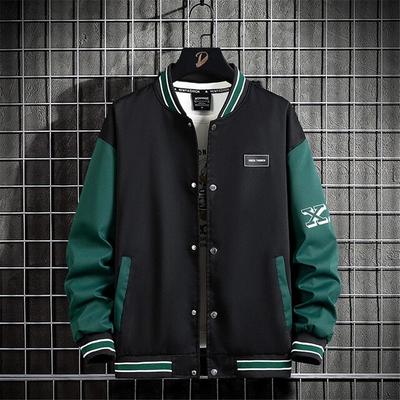 10XL Plus Größe Baseball Jacke Männer Mode Lässig Patchwork Jacke Mantel Männlichen Varsity Jacke Mantel Große Größe