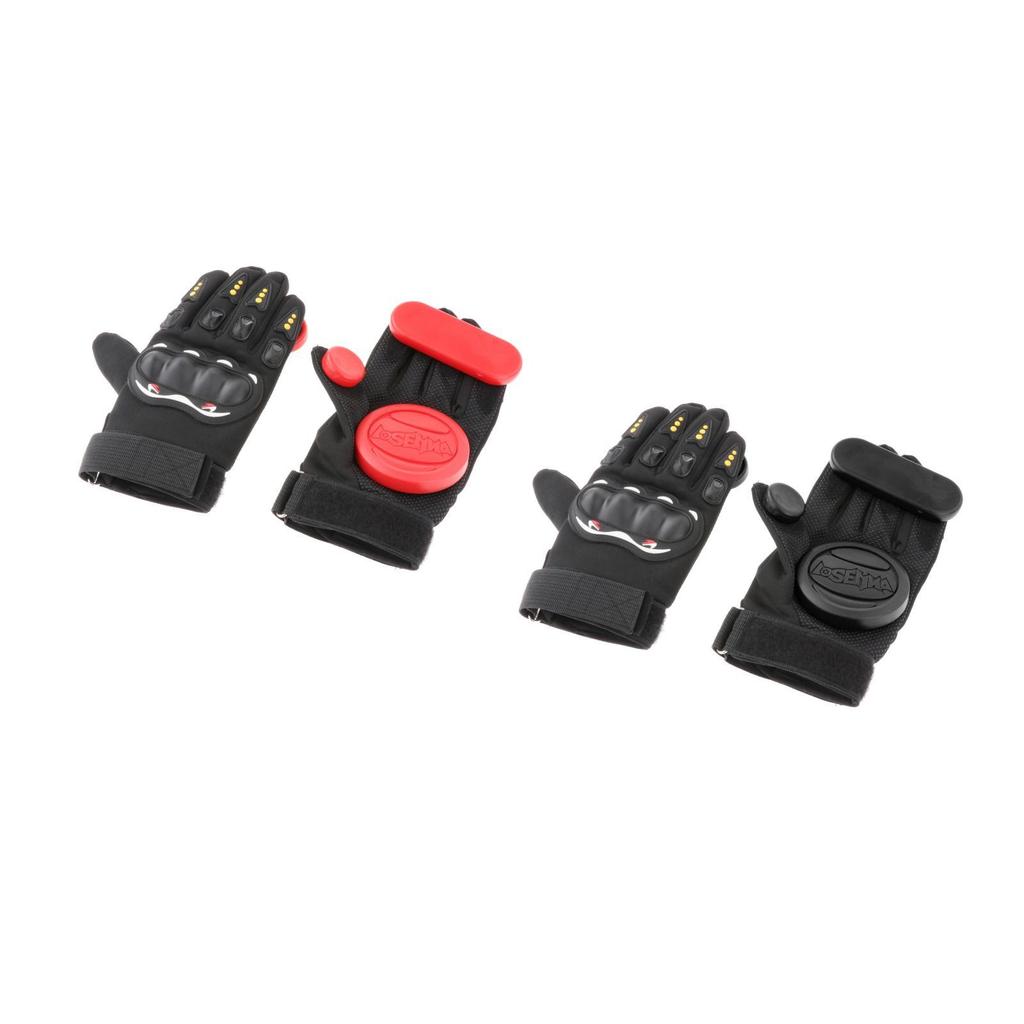 Male Downhill Skateboard Gloves with Slider Longboard Sliding Gloves